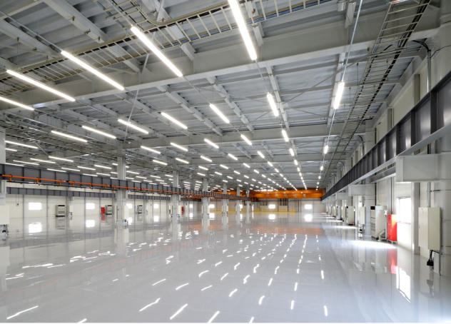 オリオン機械工業の工場内