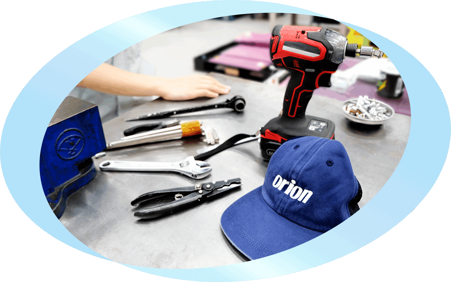 機械組立担当として働く社員のインタビュー